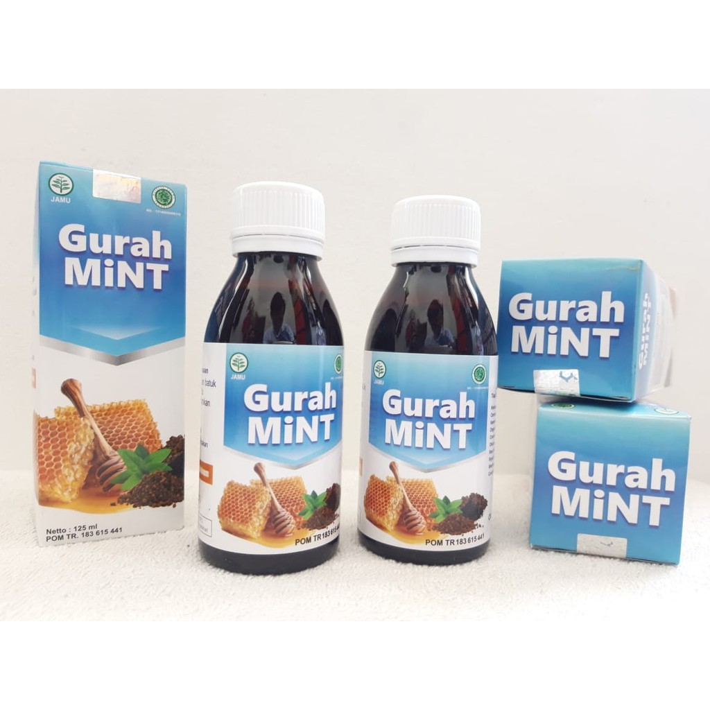 

Sirup Madu Gurah Rasa Mint 125 ML | Herbal Batuk Pilek Flu Batuk Berdahak