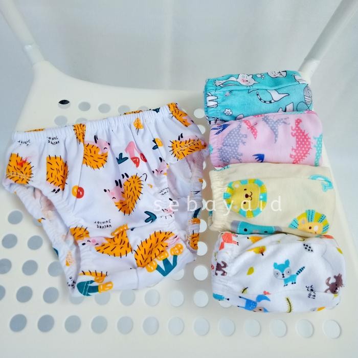 FlashKids- 12 Pcs Celana Dalam Anak Velvet Dan Libby Usia 1-6 Tahun