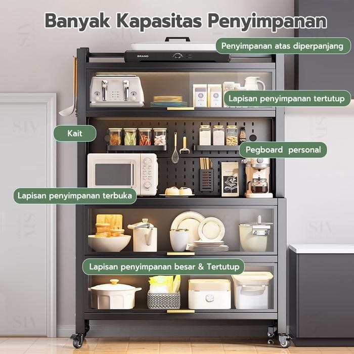 TERBARU Lemari Dapur Lemari Piring Rak Dapur Lemari Dapur Minimalis Rak