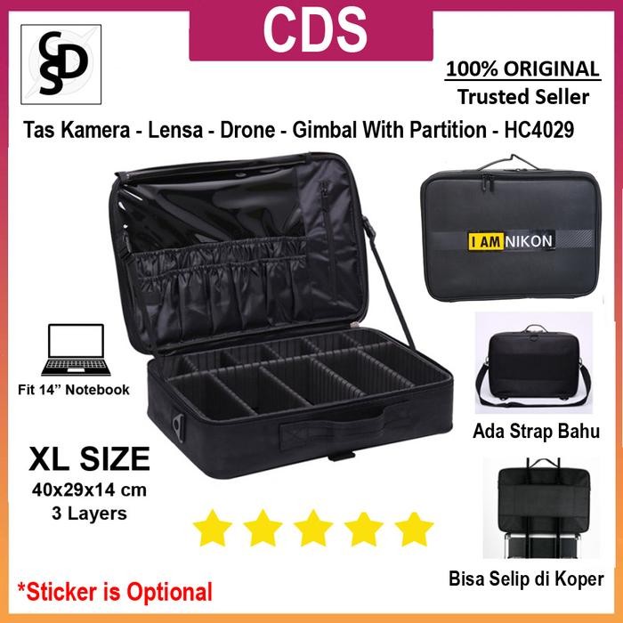 Tas Hardcase Kamera Universal with Partition - HC4029 - Koper Kamera