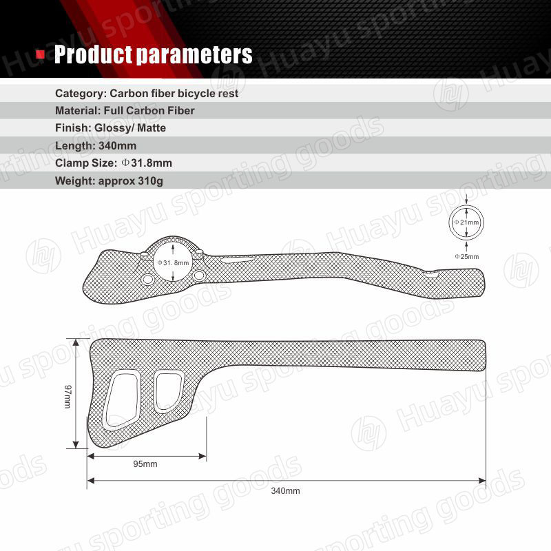 KEDDIE Bicycle Triathlon Bicycle Extender Aero TT Bar Ends Bicycle Handlebars Extenders Bicycle 3K M