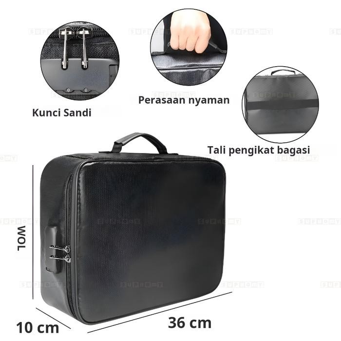 

Ready- Tas Penyimpan Dokumen Tas Dokumen F4 Tas Dokumen Besar Tas Dokumen Tahan Api Dan Air