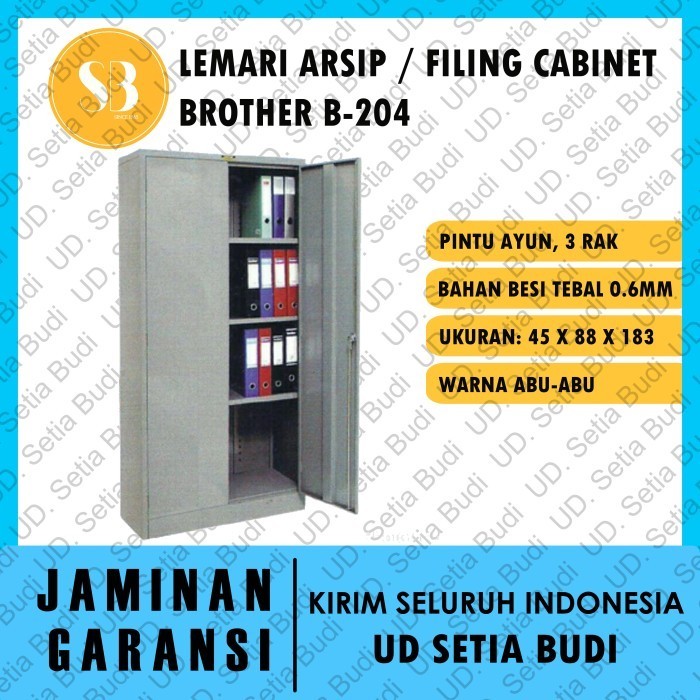 

LANGSUNG DIPROSES Filling Cabinet Lemari Arsip Besi Brother B-204