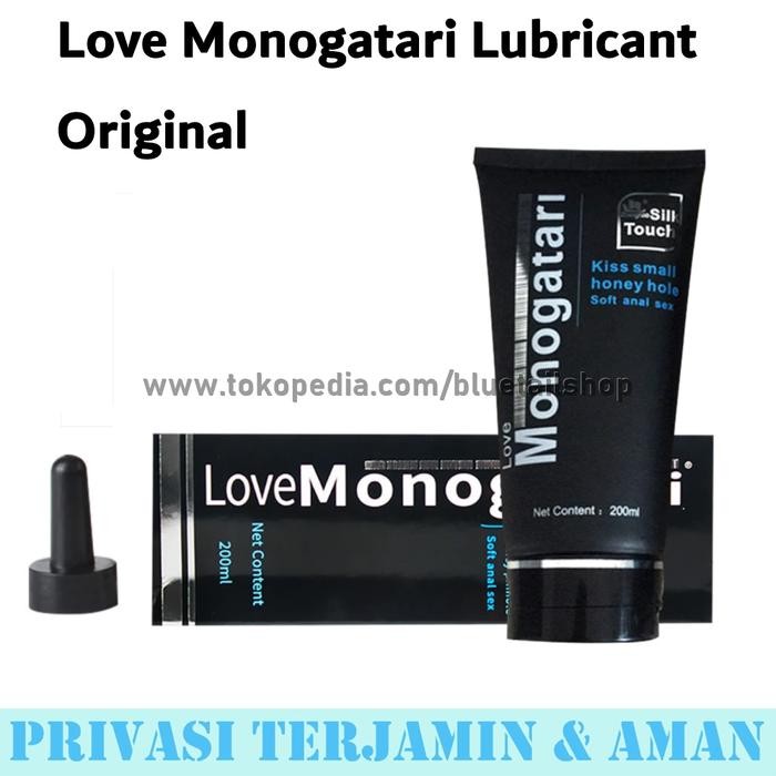 PvTerjamin- Love Monogatari Lubricant Original Silk TouchBlack Lube Pelumas Anal