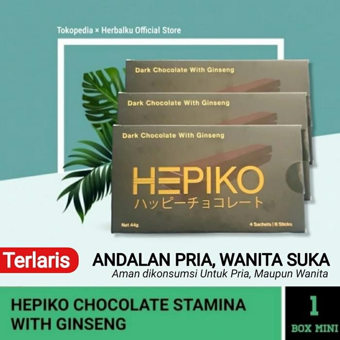 PvTerjamin- Premium Chocolate By Hepiko Coklat Penambah Stamina Pria Dewasa
