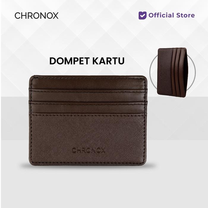 

Ready- Chronox Dompet Kartu Pria Wanita Kulit Card Holder - Flex
