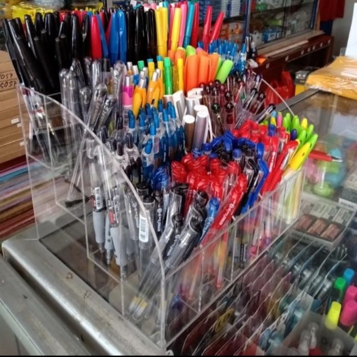 

Ready- Akrilik Tempat Pulpen Ballpoint