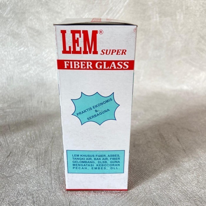 LEM FIBER GLASS FIBERGLASS RESIN LEM PLASTIK BAK MANDI EMBER