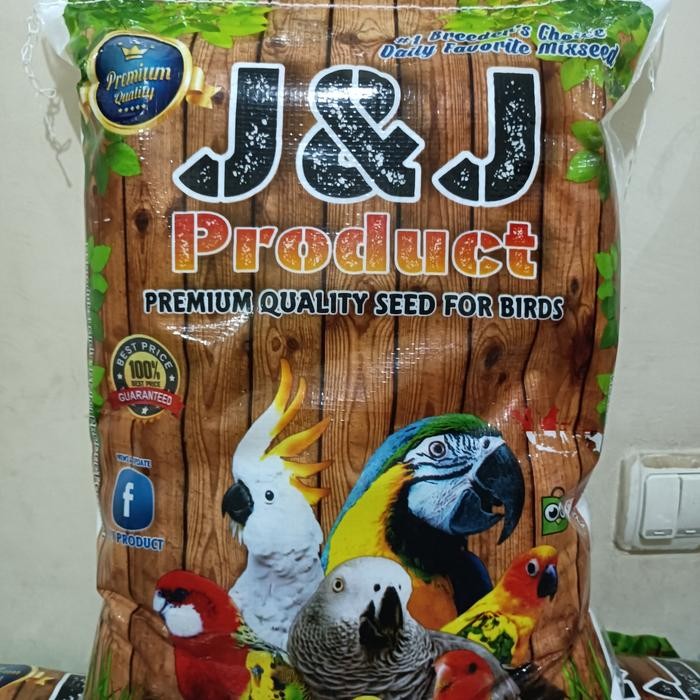 J&J Parrot mix (10kg) terbaru