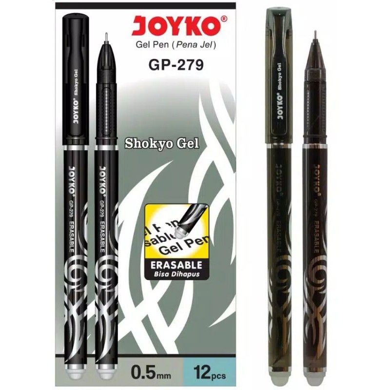 

Erasable Pen Shokyo GP 279 Pulpen Hapus (12Pcs)
