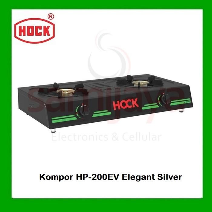 Kenanganpawon Kompor Gas 2 Tungku Hock Hp-200Ev / Hp 200Ev / Hp 200 Ev Bergaransi