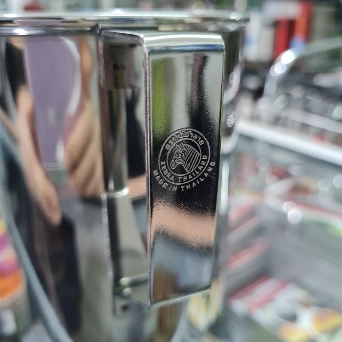 Kenanganpawon 110114 Mug 14Cm W/Lid Zebra Thailand, Sus 304