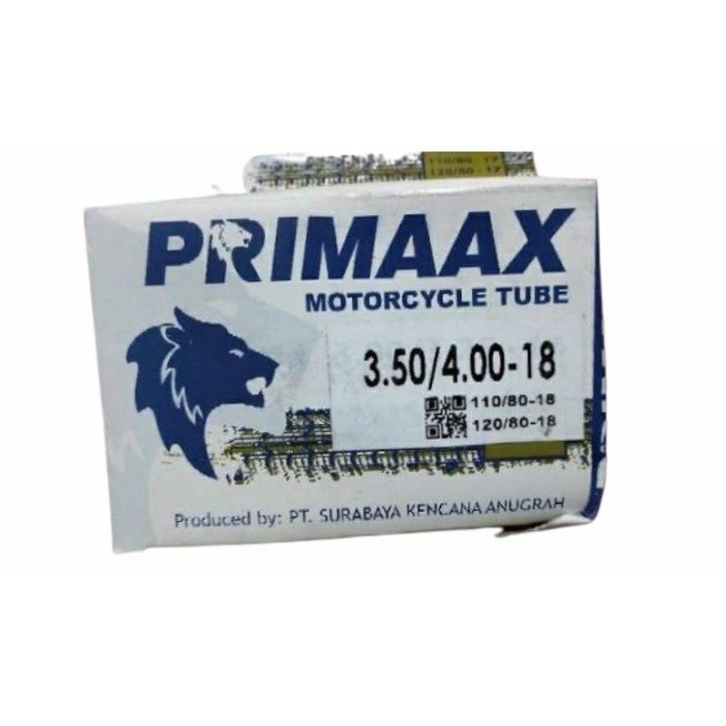 BAN DALAM RING 18 UKURAN 110/80 DAN 120/80 RING 18 PRIMAAX