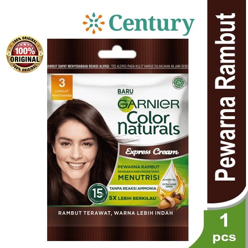 GARNIER COLOR 3 COKLAT KEHITAMAN / PERAWATAN RAMBUT / PEWARNA RAMBUT