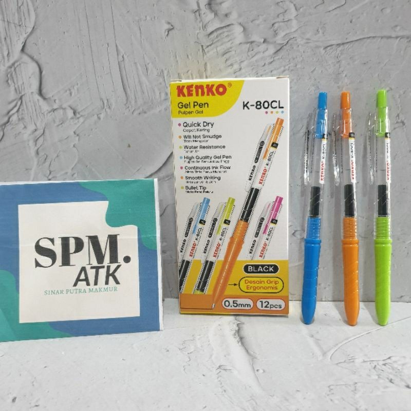 

(12 Pcs ) Pen Gel Kenko K-80/K-80 CL