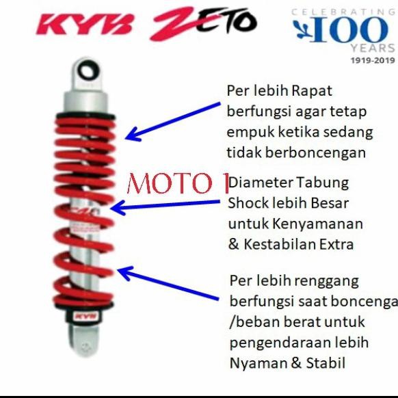 Shockbreaker Kyb-Zeto/ Zt1060/S-Series/300 (Vario, Beat, Mio, Soulgt)