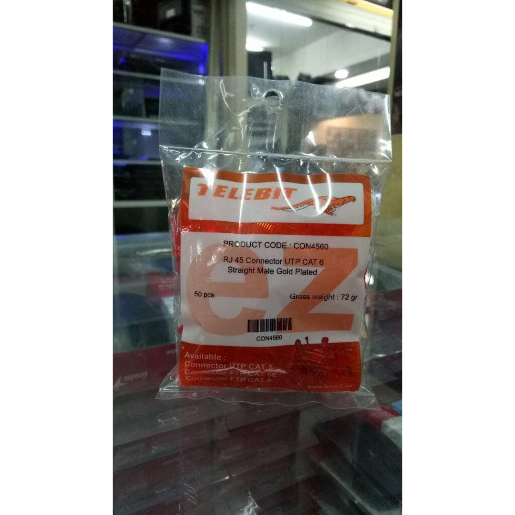 CONECTOR RJ45 CAT 6 TELEBIT ORI