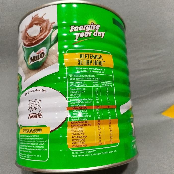 

Milo Kaleng Activ-Go Malaysia 1,4Kg Chocolate