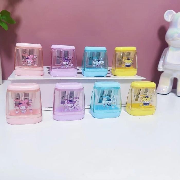 

ID RAUTAN PENSIL 2 LOBANG / PERAUT PENSIL KARAKTER SANRIO KUROMI MELODY MONROLL - GG0461