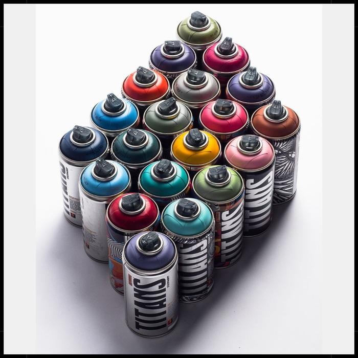 Lilissto Shop Cat Semprot Aerosol Graffiti Titans Spray Paint 300Ml Stationery