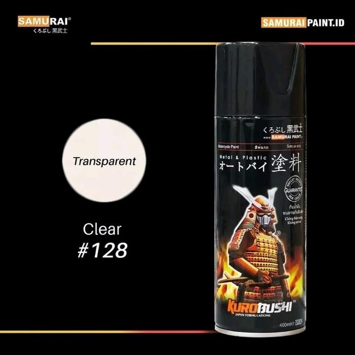 Lilissto Shop Samurai Paint Pilok Cat Samurai Clear 128 128 Putih Bening Pilok Cat Aerosol 400Ml