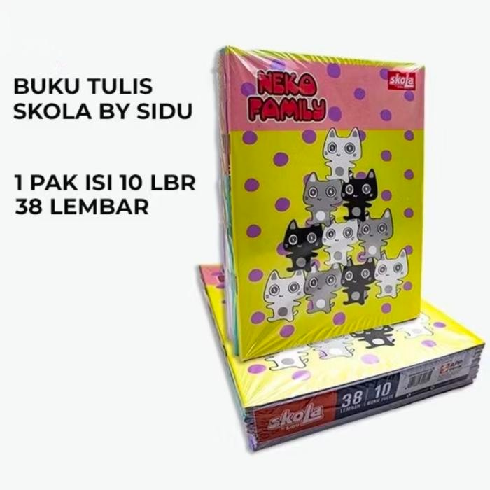 

ID BUKU TULIS MURAH SINAR DUNIA SKOLA / SIDU 38 LEMBAR X 10 BUKU PROMO PAPER STATIONERY