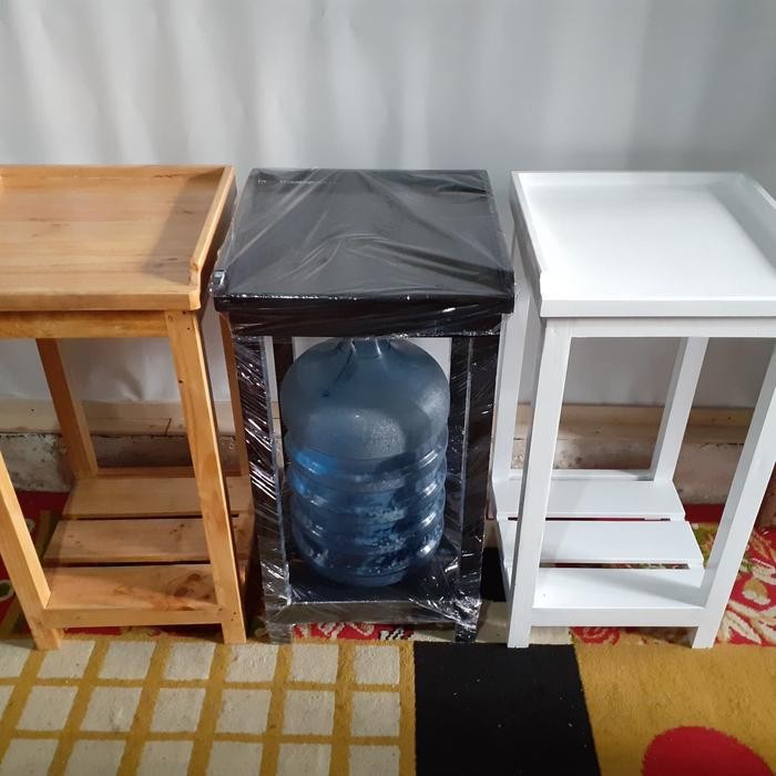 meja dispenser/meja kayu/meja kecil