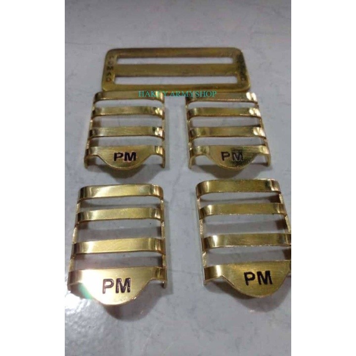 Ring PDP Kuningan/ Ring Slempang/ Ring Kuningan PM/ Cantolan Kuningan PM Polisi Militer