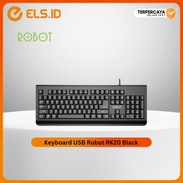 Keyboard USB Robot RK20 Black