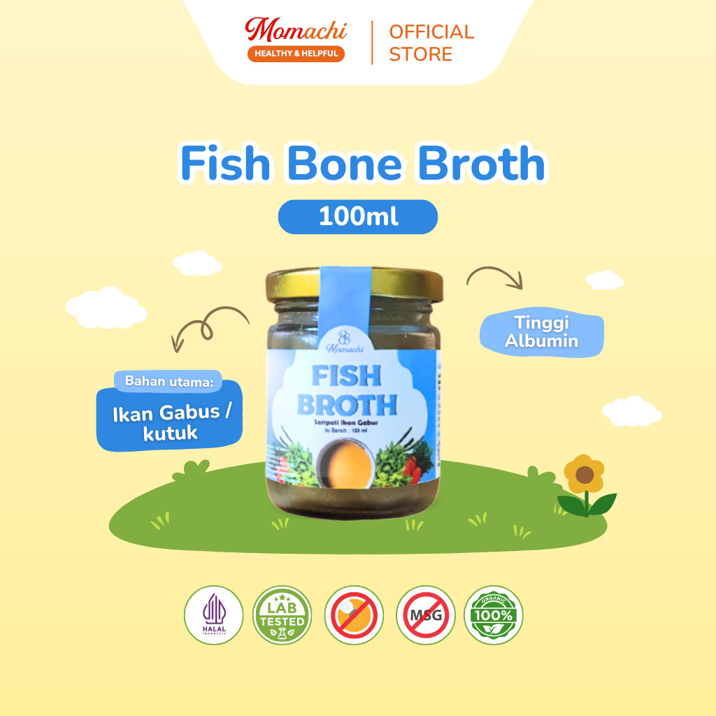 

Momachi - Ikan Kutuk / Fish Broth Kaldu Ikan Gabus Tinggi Protein Albumin