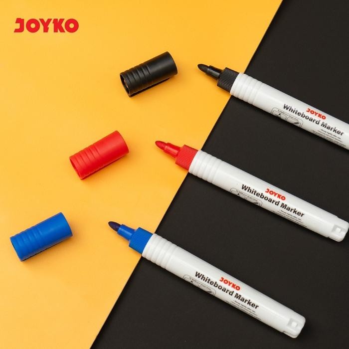 

ID (1 PC) WHITEBOARD MARKER SPIDOL PAPAN TULIS DAPAT DIHAPUS JOYKO WM-70