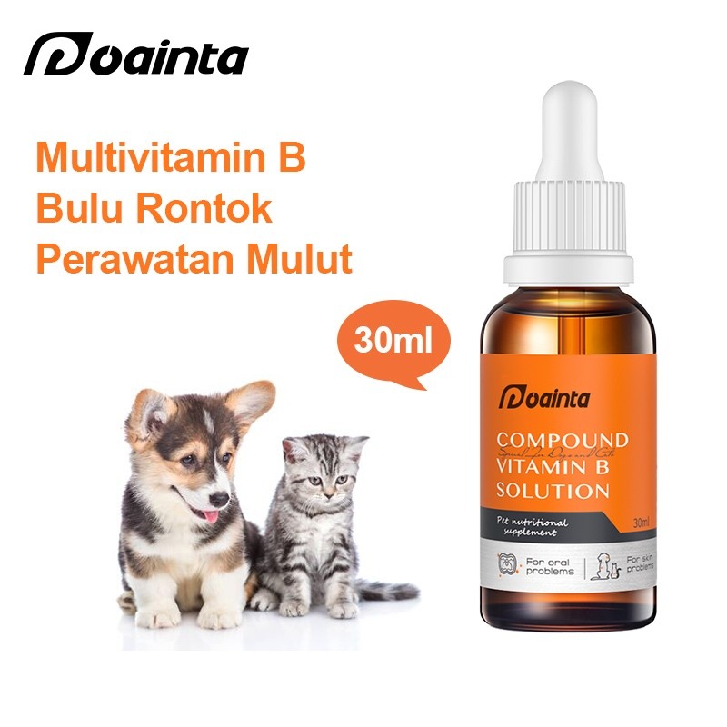 RIMBA-12 PUAINTA Vitamin b Kompleks Cair untuk Anjing Kucing Vitamin b1 b2 b12 Supplement Perawatan