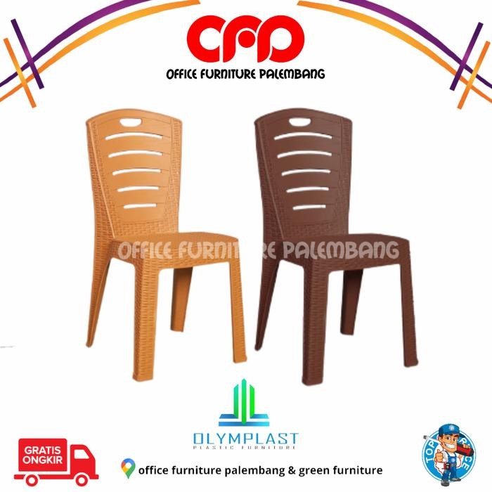 kursi makan/kursi plastik olymplast ol 203 r *