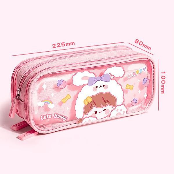 

ID KOTAK PENSIL TEMPAT PENSIL JUMBO UKURAN BESAR 3 RESLETING KARAKTER LUCU CUTE HB1470