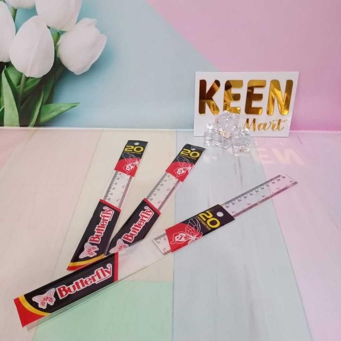 

ID PENGGARIS/GARISAN/RULER/20CM BUTTERFLY