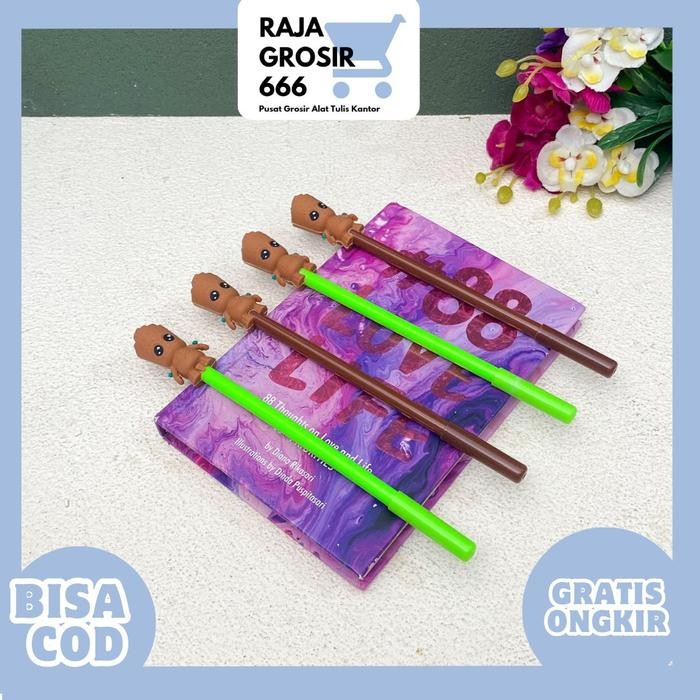 

ID PULPEN GEL GAMBAR BABY GROOT PGK-1443 PEN PENA LUCU IMUT KADO UNIK KOREA AESTHETIC COD
