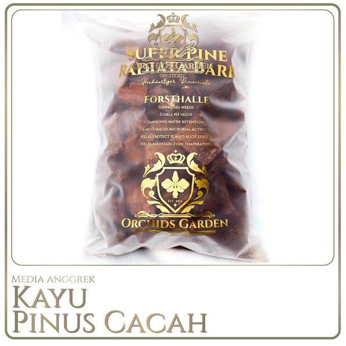 Thinkerbelllll Media Anggrek Isi Pot Anggrek Potongan Kayu Pinus Cacah 1 Kg