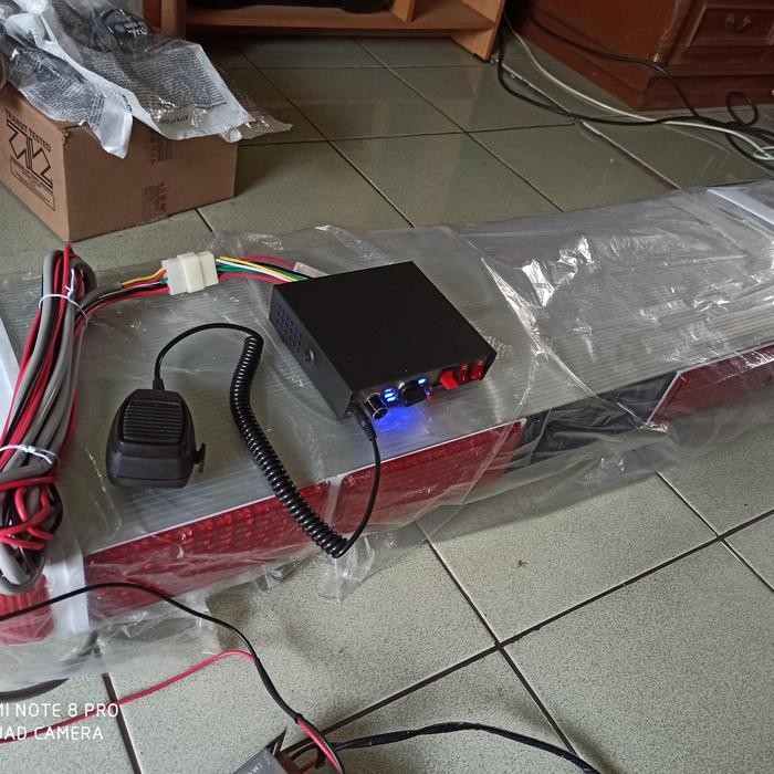 Termurah Rotator Lightbar Ambulance Damkar Merah Ltf-5000 Set Sirine Termurah