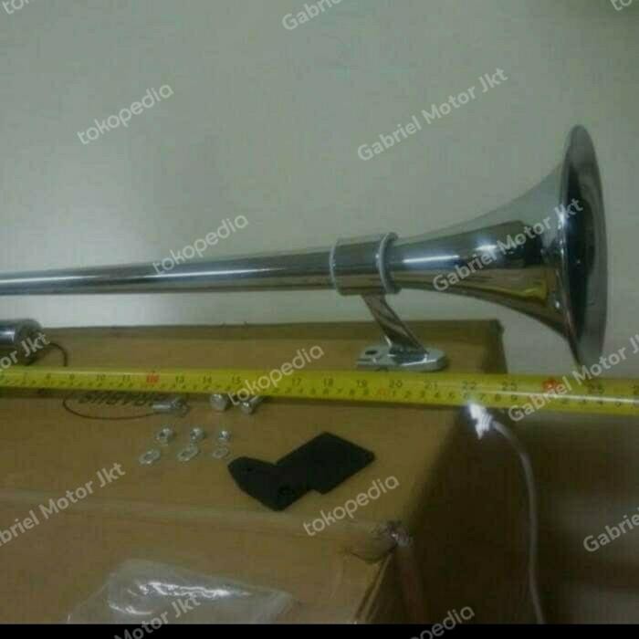 Unik Big Air Horn Klakson 1 Trompet Angin Truck(80Cm) 12/24Volt