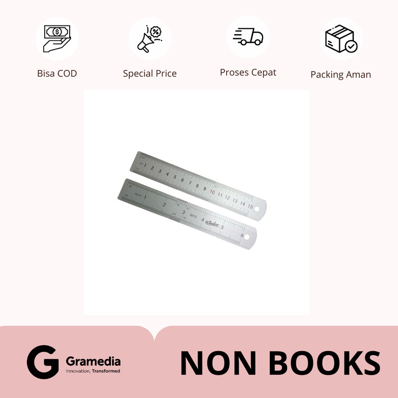 

Estudee Penggaris Aluminium 15Cm 3015