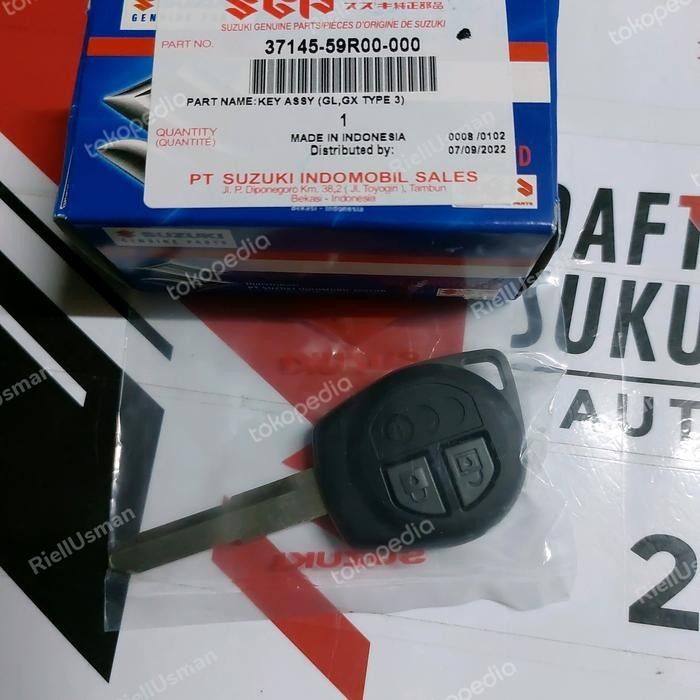 Kunci Remot Mobil Suzuki Erta Type 3 Tahun 2016/2017