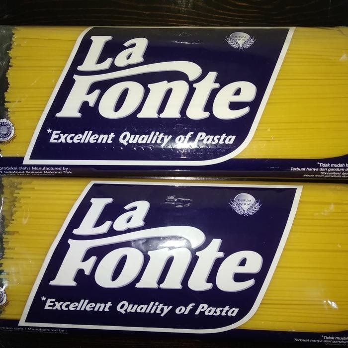 

LA FONTE SPAGHETTI PASTA SPAGETI PASTA NOODLE MIE 1KG