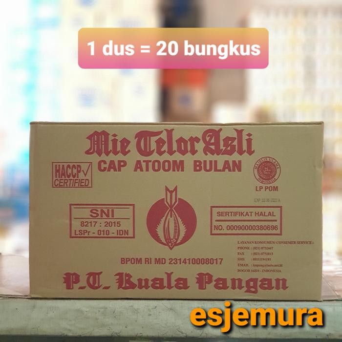

MIE TELOR ASLI CAP ATOOM/ATOM BULAN
