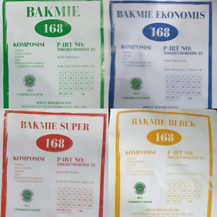 

MIE MENTAH EKONOMIS (UKURAN GEPENG TIPIS)