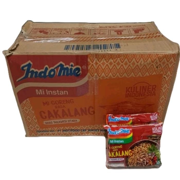 

INDOMIE MIE INSTAN GORENG RASA CAKALANG 1 DUS ISI 40 BKS KHAS SULAWESI UTARA PEDAS FOOD KECAP