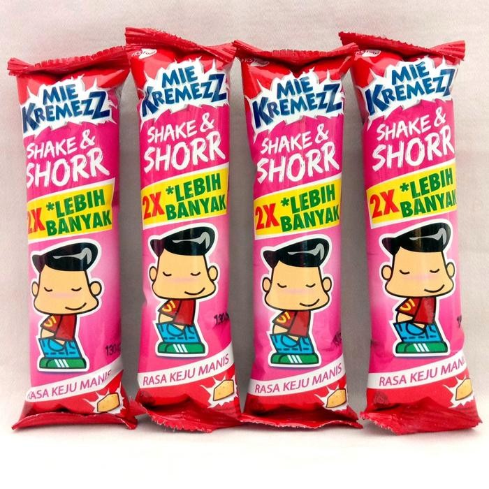 

MIE KREMEZZ SHAKE & SHORR RASA KEJU MANIS 16GR ISI 20+1 PCS
