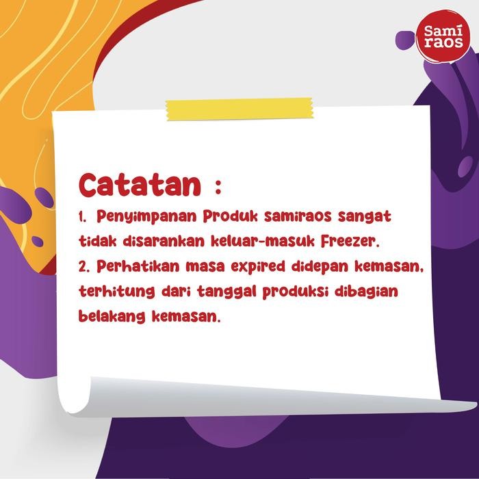 

SAMI RAOS - PAKET PEDAS INSTAN (1 PCS CUANKI GEPREK, 1 PCS MIE SEBLAK GEPREK,1 PCS SOUN SEBLAK