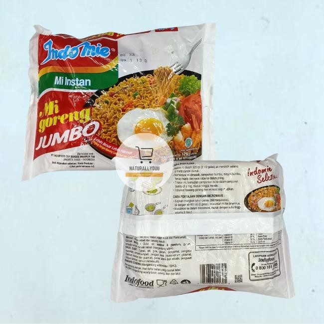 

INDOMIE GORENG JUMBO 129GR MIE INSTANT 5PCS