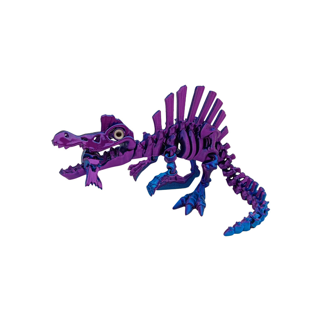 3D Printed Movable Spinosaurus Skeleton Figurines Spinosaurus Skeleton Model Toys Stress Relief