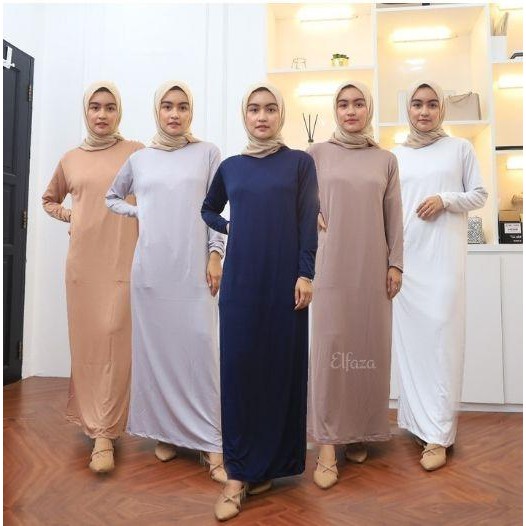 Elhijab- Baju Manset Dalaman Gamis Lengan Panjang Allsize